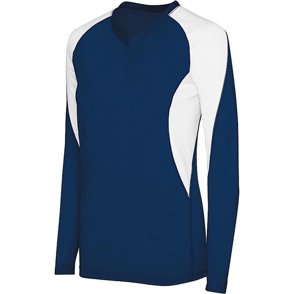 Ladies' court jersey with V-neck collar.... from ASI 37461 Augusta Sportswear