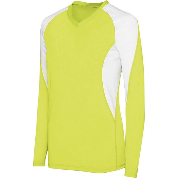 Ladies' court jersey with V-neck collar.... from ASI 37461 Augusta Sportswear