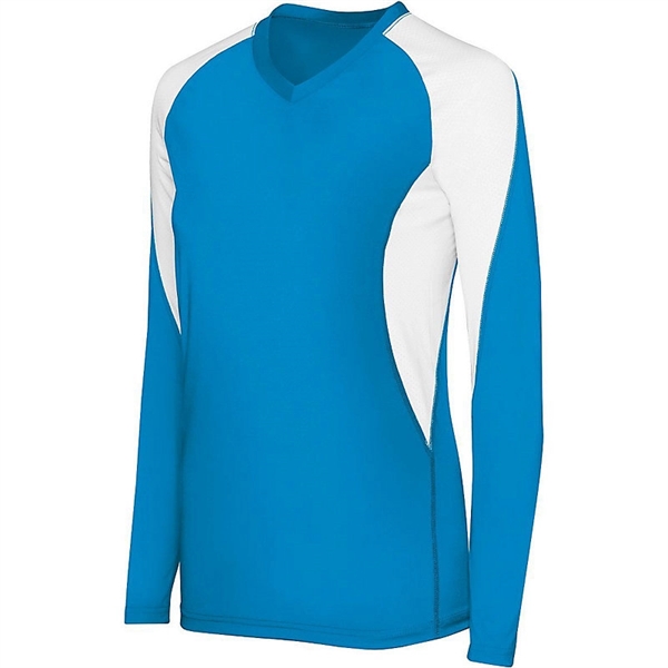 Ladies' court jersey with V-neck collar.... from ASI 37461 Augusta Sportswear