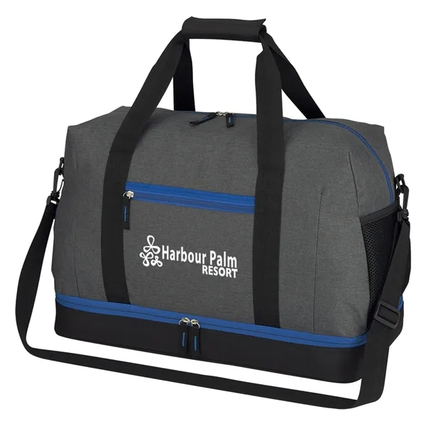 19 1/2" x 12 1/2" x 10" duffel bag made of... from ASI 61125 Hit Promotional Products / Hit®