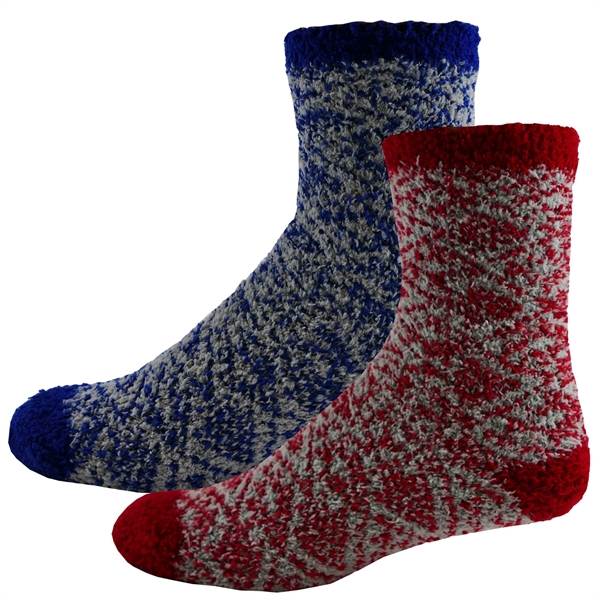 Two Pairs Fashion Fuzzy Feet Combo... from ASI 90160 Suntex Industries