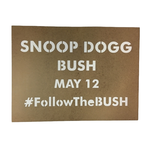 Traditional stencils made from a minimum of 65% recycled fiber... from ASI 72657 Active Life Promo / Street Marketing