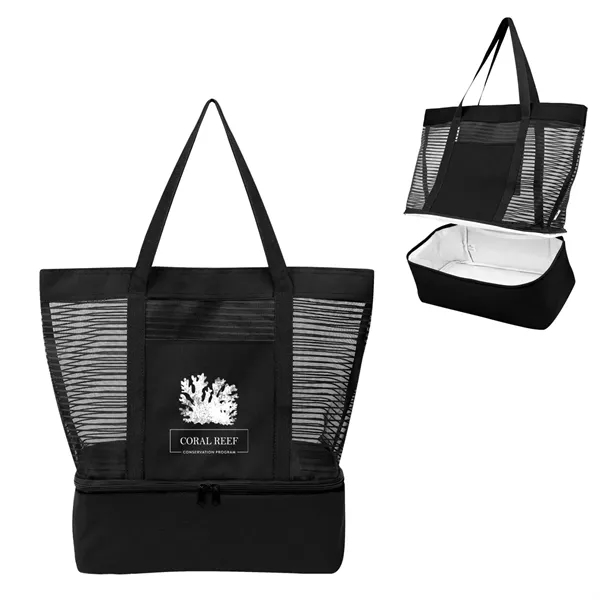 rPET tote bag with PEVA lining with cooler and 22" handles.... from ASI 61125 Hit Promotional Products / Hit®
