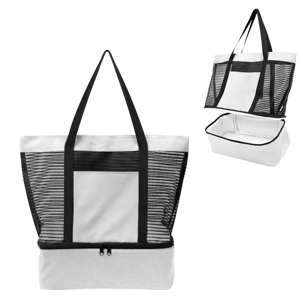 rPET tote bag with PEVA lining with cooler and 22" handles.... from ASI 61125 Hit Promotional Products / Hit®