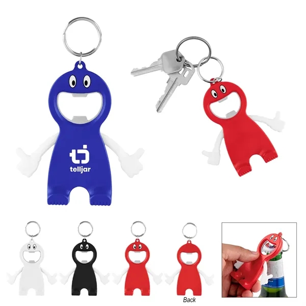 Plastic bottle opener with split ring attachment.... from ASI 61125 Hit Promotional Products / Hit®