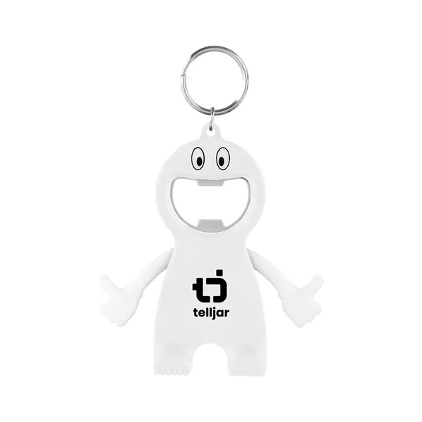 Plastic bottle opener with split ring attachment.... from ASI 61125 Hit Promotional Products / Hit®