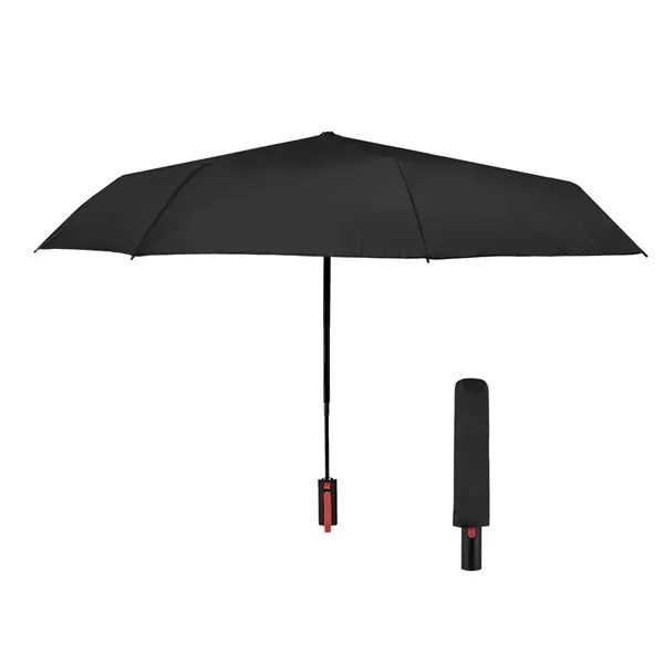 Telescopic folding umbrella with automatic open/close and 42" arc.... from ASI 61125 Hit Promotional Products / Hit®