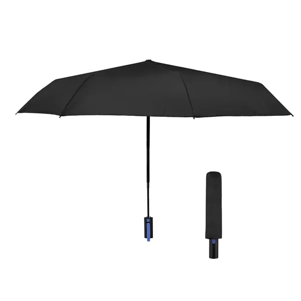Telescopic folding umbrella with automatic open/close and 42" arc.... from ASI 61125 Hit Promotional Products / Hit®