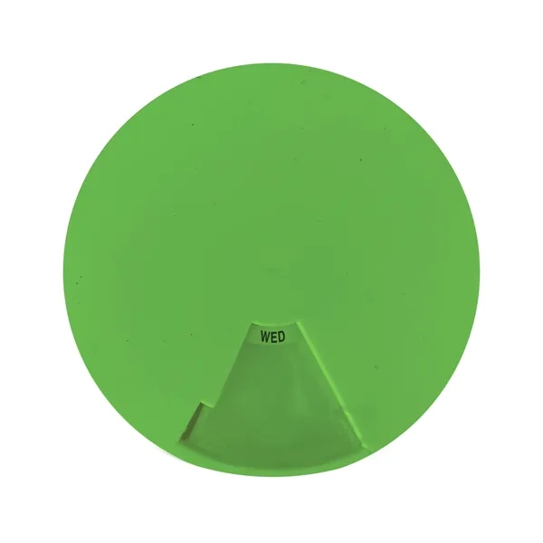 Digital full color imprinted, USA made, round pill box with 7... from ASI 54040 Fey Promo