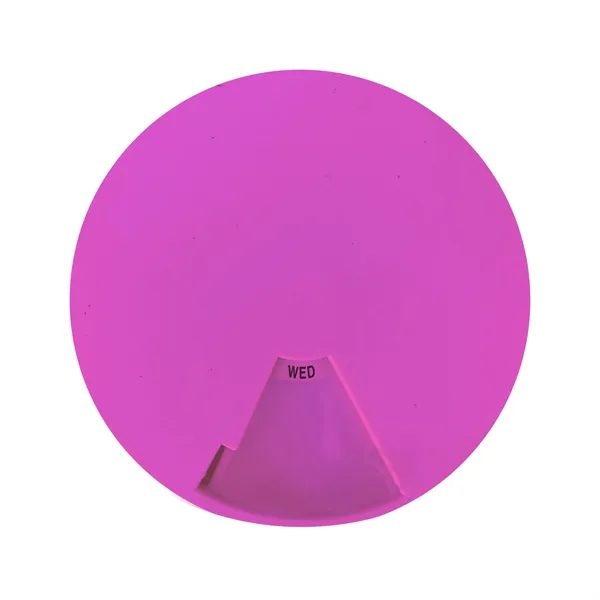 Digital full color imprinted, USA made, round pill box with 7... from ASI 54040 Fey Promo