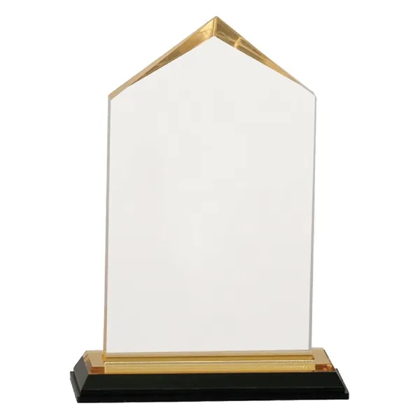 4 5/8" x 1 5/8" x 6 1/2" acrylic triangular trophy... from ASI 74601 Calico