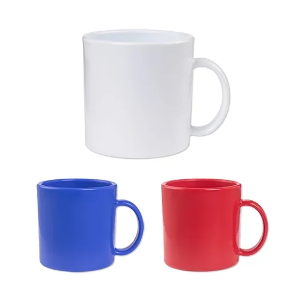 Made from polypropylene, this 11 oz plastic mug is lightweight, BPA... from ASI 98360 WOWLine