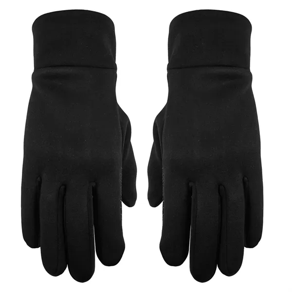90% polyester and 5% spandex text gloves with 5% pvc grip... from ASI 90160 Suntex Industries
