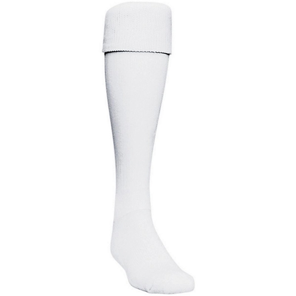 Sport sock, 38% nylon/31% cotton/16% acrylic/7% polyester/5% elastic/3% spandex.... from ASI 37461 Augusta Sportswear