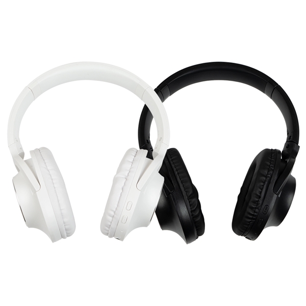 Wireless Bluetooth headphones with a generous imprint area... from ASI 62124 iClick, Inc. / iClick®