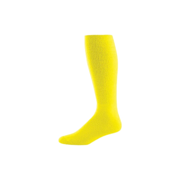 Athletic sock, 80% acrylic, 14% nylon, 6% elastic.... from ASI 37461 Augusta Sportswear / Holloway®