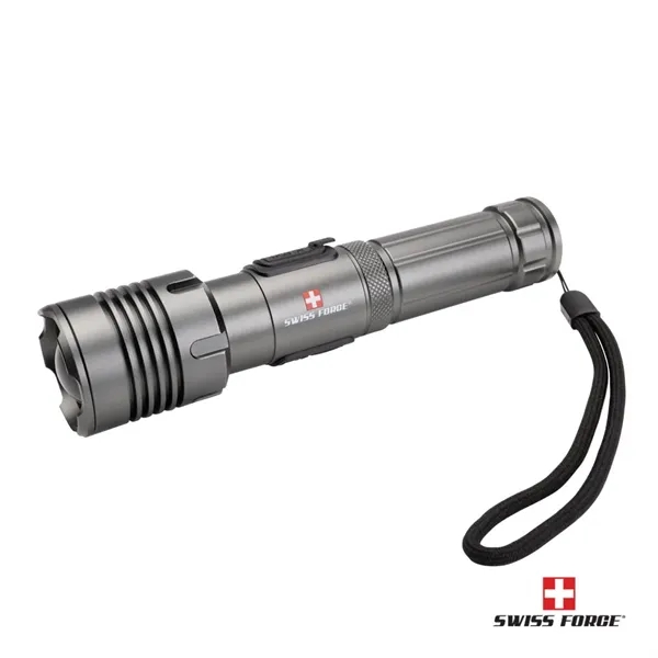The Swiss Force® Rimac Aluminum Rechargeable Flashlight delivers powerful 400-lumen brightness.... from ASI 84592 St Regis Group