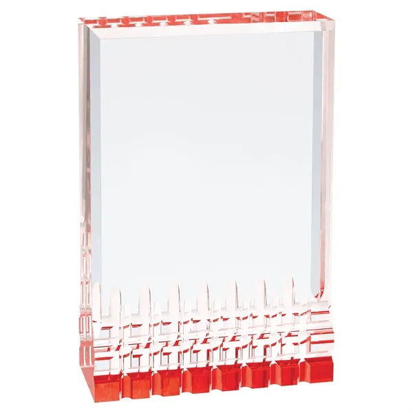 4 1/4" x 6" x 1" freestanding rectangular acrylic award with... from ASI 74601 Calico