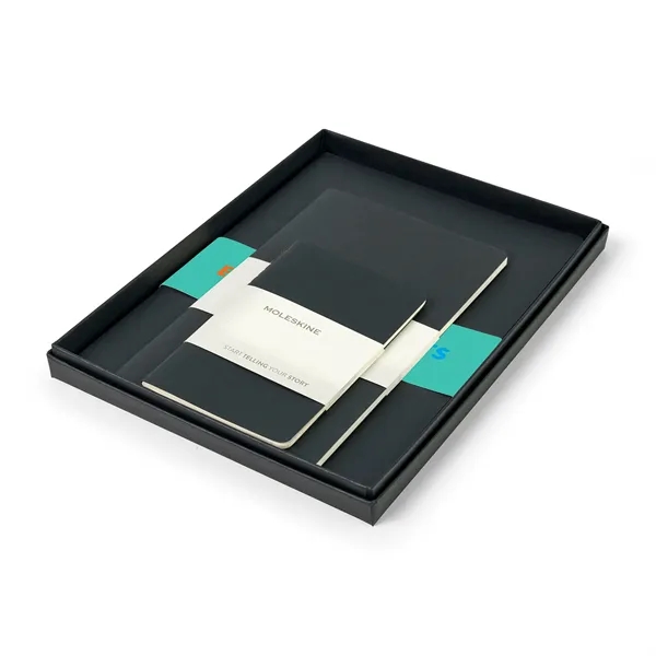 Gift set with three Cahier Ruled Journals and two-piece gift box.... from ASI 56070 Gemline / Gemline®