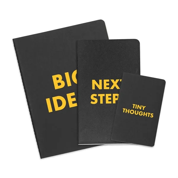 Gift set of three journals and a GO Pen.... from ASI 56070 Gemline / Gemline®