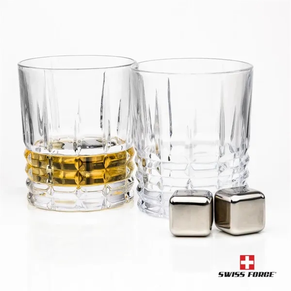 Our Fortino on-the-rocks glasses are paired with a set of 4... from ASI 84592 St Regis Group