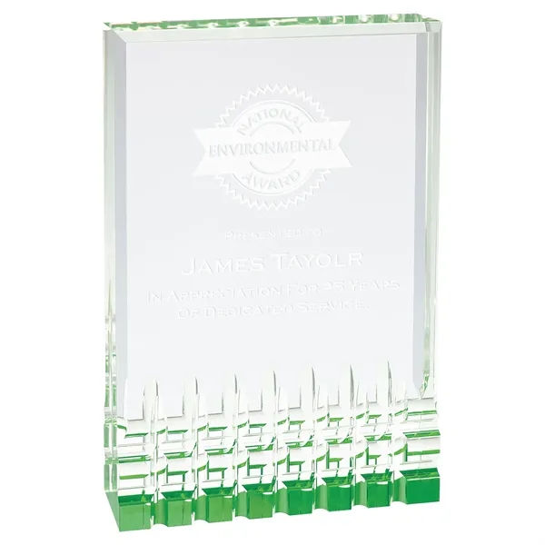 5" x 7" x 1" acrylic freestanding rectangular award with frosted... from ASI 74601 Calico
