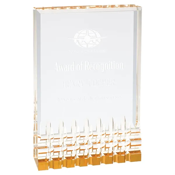 5" x 7" x 1" acrylic freestanding rectangular award with frosted... from ASI 74601 Calico