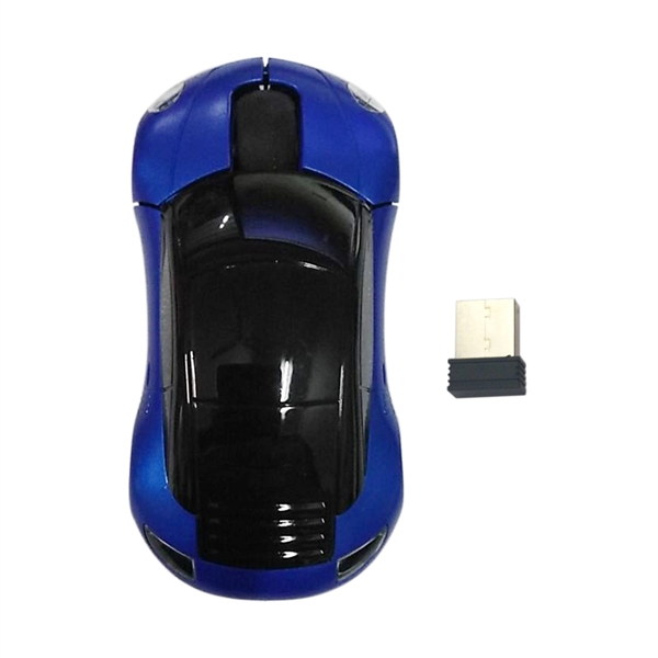 1400DPI 2.4 GHZ  Wireless Car Optical Mouse /Mice... from ASI 41511 Brainchild USA Inc / BrainChild Gift Club