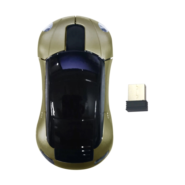 1400DPI 2.4 GHZ  Wireless Car Optical Mouse /Mice... from ASI 41511 Brainchild USA Inc / BrainChild Gift Club