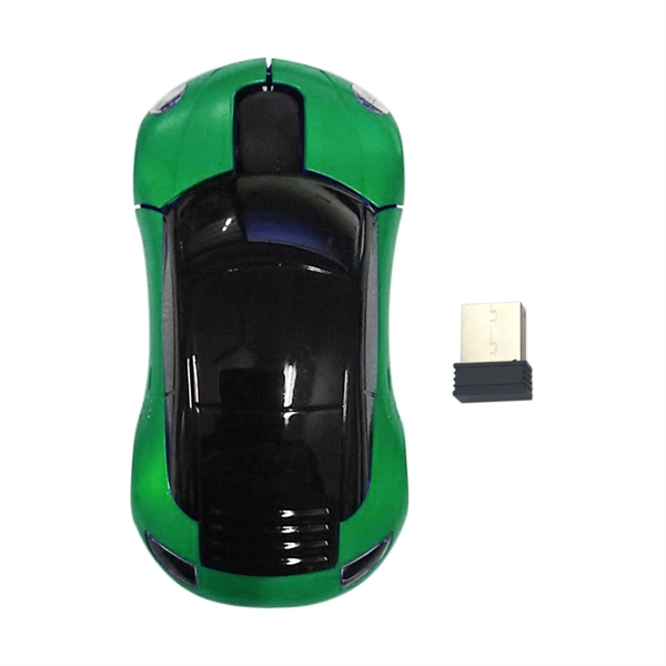 1400DPI 2.4 GHZ  Wireless Car Optical Mouse /Mice... from ASI 41511 Brainchild USA Inc / BrainChild Gift Club