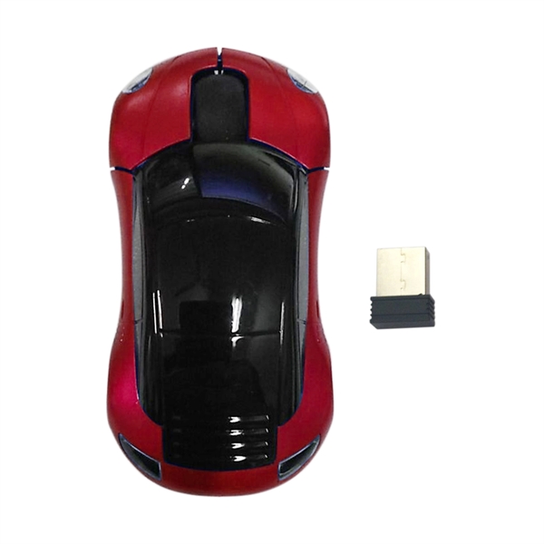 1400DPI 2.4 GHZ  Wireless Car Optical Mouse /Mice... from ASI 41511 Brainchild USA Inc / BrainChild Gift Club