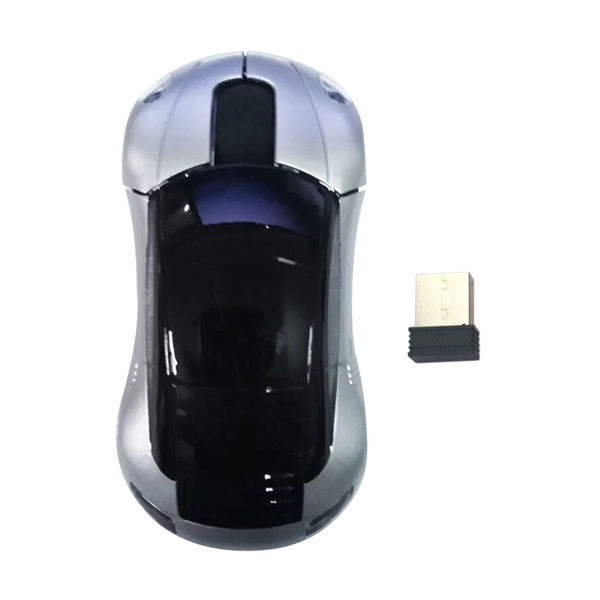 1400DPI 2.4 GHZ  Wireless Car Optical Mouse /Mice... from ASI 41511 Brainchild USA Inc / BrainChild Gift Club