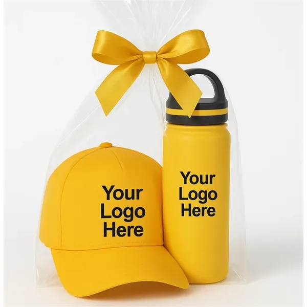 Event Welcome Kit with Baseball Cap & Water Bottle kit... from ASI 89971 Stuff A Mug
