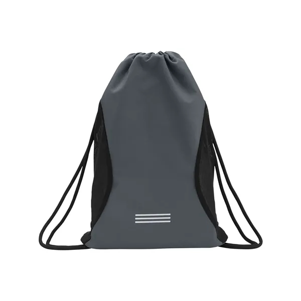 5.9" x 0.384" x 12.2" drawstring cinch bag with an interior... from ASI 79530 Prime Line