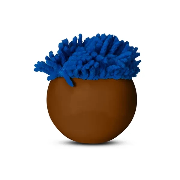 3" polyurethane foam Mop Toppers® stress balls with microfiber screen cleaning... from ASI 79530 Prime Line