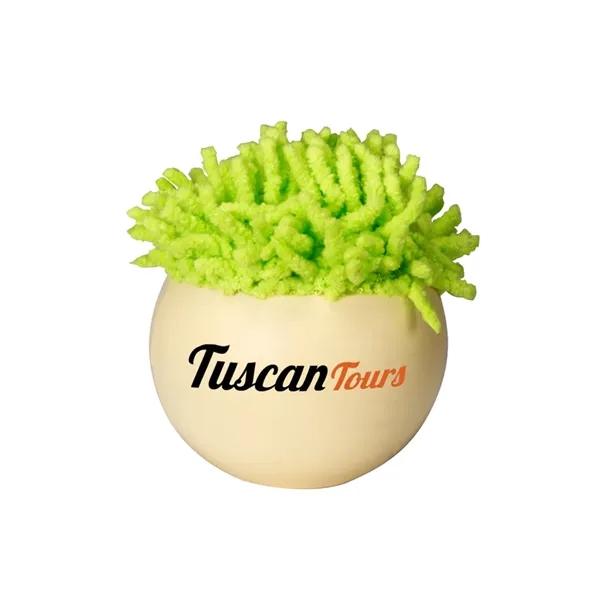 Face-shaped stress reliever with screen cleaner... from ASI 79530 Prime Line