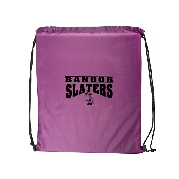 16" x 13" drawstring backpack made of 190T polyester.... from ASI 79530 Prime Line