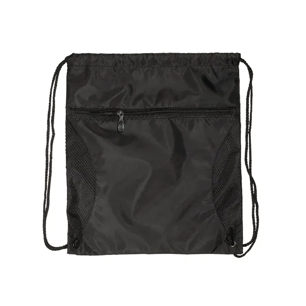 14" x 16.5" drawstring backpack made of 210 denier polyester with... from ASI 79530 Prime Line