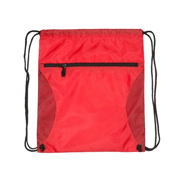 14" x 16.5" drawstring backpack made of 210 denier polyester with... from ASI 79530 Prime Line