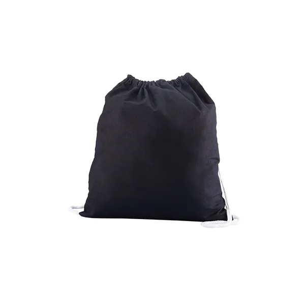5 oz. cotton canvas drawstring backpack with adjustable cinch-up closure.... from ASI 79530 Prime Line
