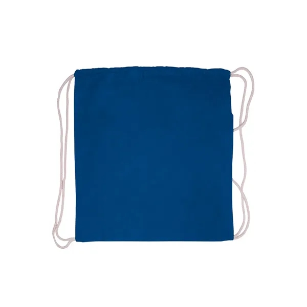 5 oz. cotton canvas drawstring backpack with adjustable cinch-up closure.... from ASI 79530 Prime Line