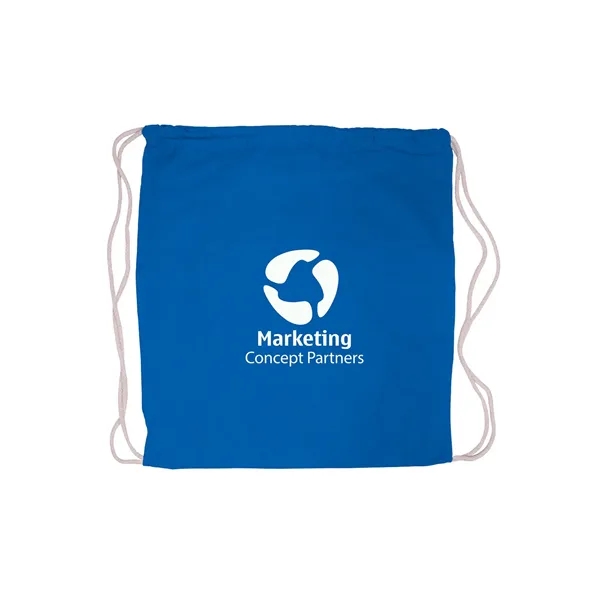5 oz. cotton canvas drawstring backpack with adjustable cinch-up closure.... from ASI 79530 Prime Line