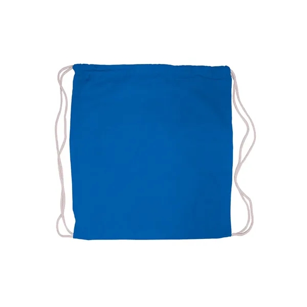 5 oz. cotton canvas drawstring backpack with adjustable cinch-up closure.... from ASI 79530 Prime Line