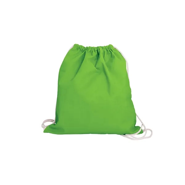 5 oz. cotton canvas drawstring backpack with adjustable cinch-up closure.... from ASI 79530 Prime Line