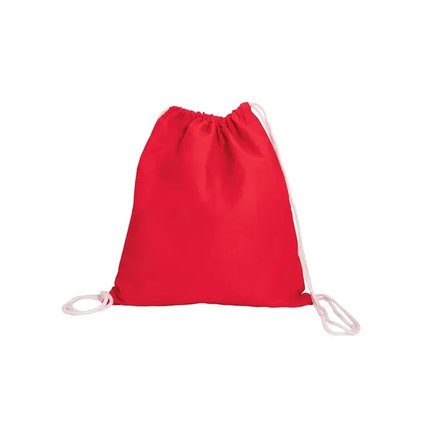 5 oz. cotton canvas drawstring backpack with adjustable cinch-up closure.... from ASI 79530 Prime Line