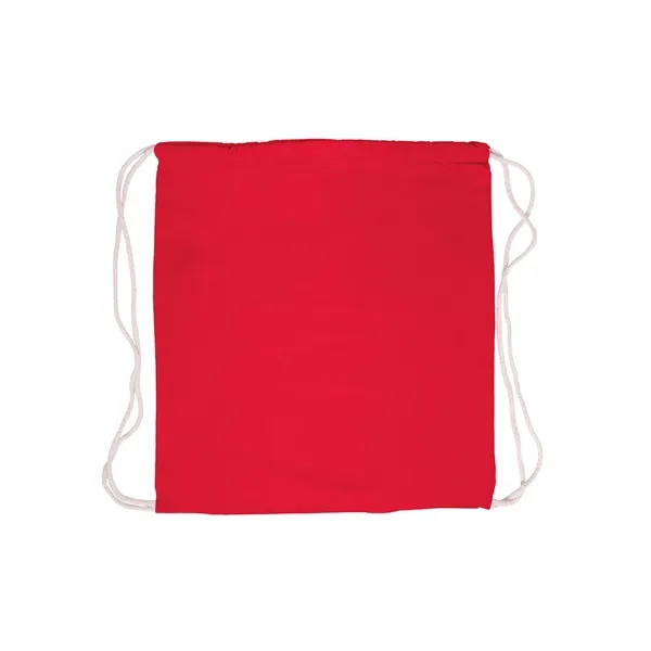 5 oz. cotton canvas drawstring backpack with adjustable cinch-up closure.... from ASI 79530 Prime Line