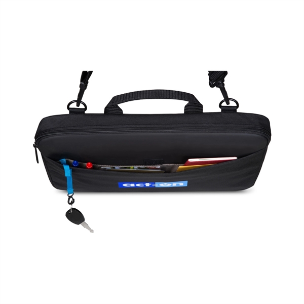 Slim computer portfolio with zippered main compartment, front slash pocket, organization... from ASI 56070 Gemline / Gemline®