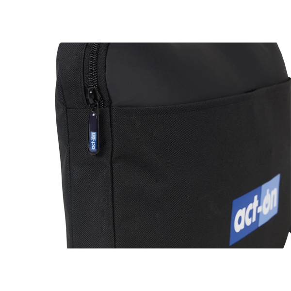 Slim computer portfolio with zippered main compartment, front slash pocket, organization... from ASI 56070 Gemline / Gemline®