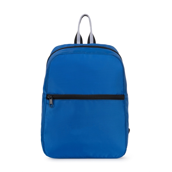 Mini backpack that features a zippered opening, front zippered pocket, adjustable... from ASI 56070 Gemline / Gemline®