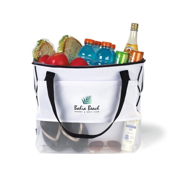 Cooler tote with 36 can capacity, PEVA heat-sealed lining, zippered main... from ASI 56070 Gemline / Gemline®
